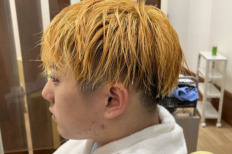 １ブリーチ後